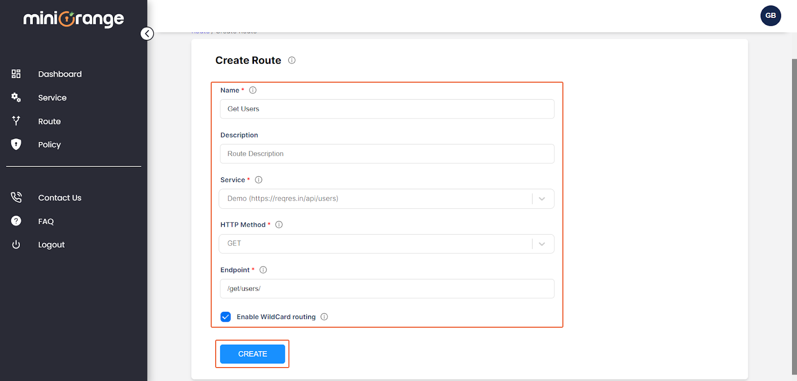 XecureAPI configure routes